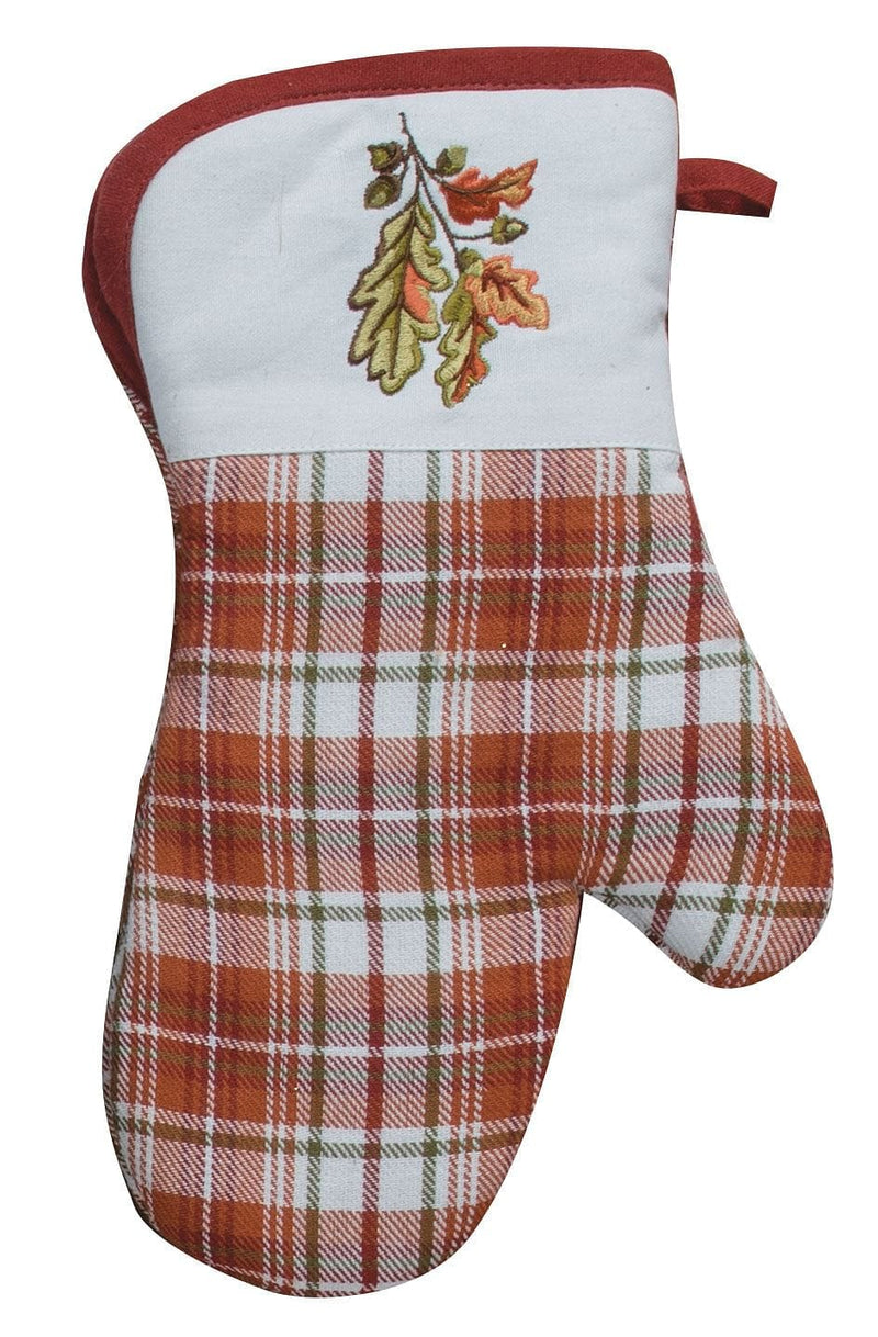 Harvest Abound Embroidered Oven Mitt - Shelburne Country Store