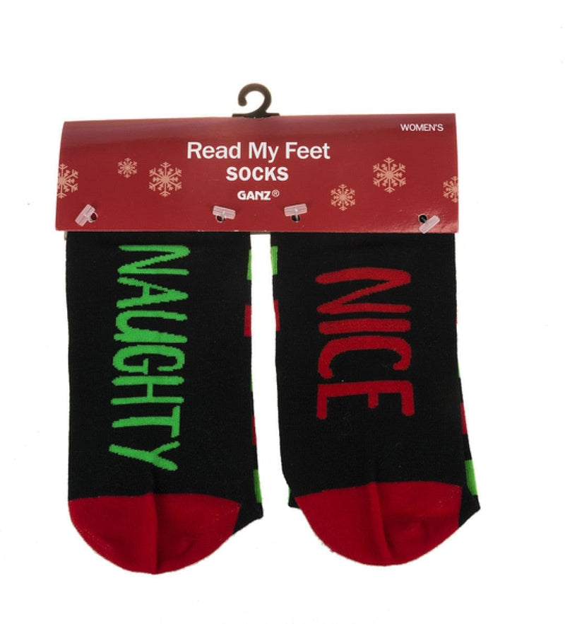 Womens Read My Feet Socks - - Shelburne Country Store
