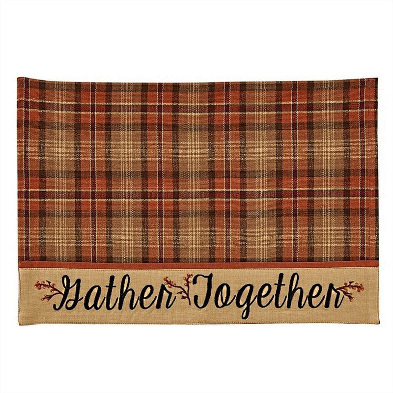 Gather Together Placemat - Border - 13" x 19" - Shelburne Country Store
