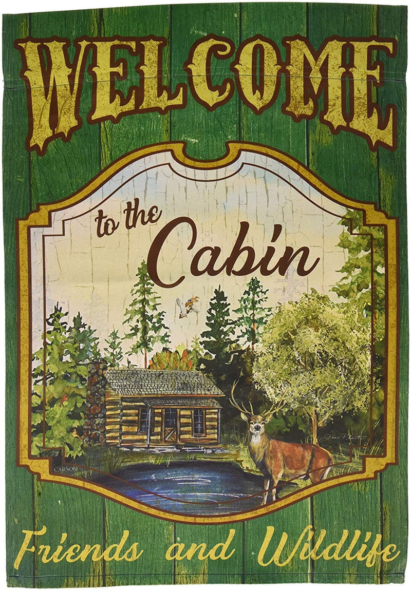 Welcome To Cabin Garden Flag - Shelburne Country Store