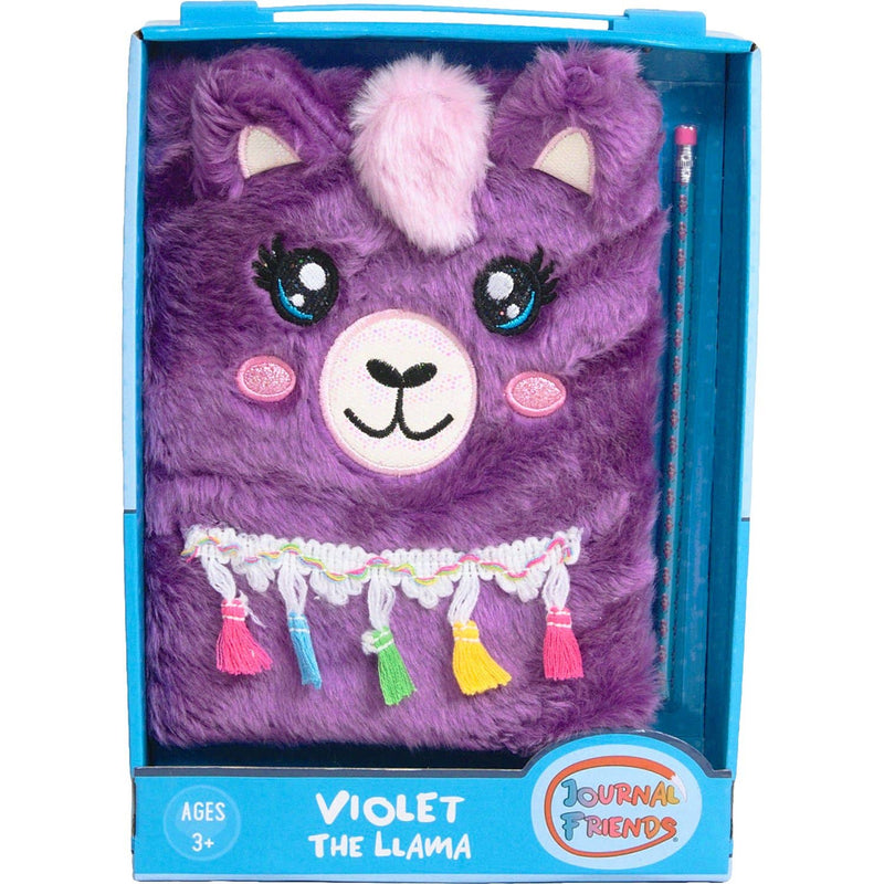 Violet the Llama Plush Journal - Shelburne Country Store