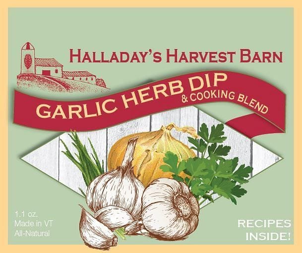 Halladays Garlic Herb Dip - Shelburne Country Store