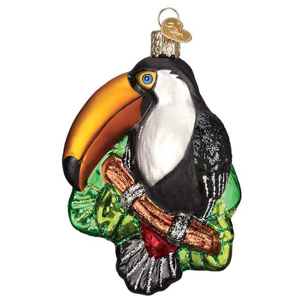 Glass Toucan Ornament - Shelburne Country Store