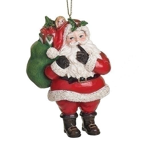 Santa Bearing Gifts Ornament - Shelburne Country Store