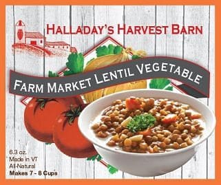 Halladays Farmers Market Lentil Soup Mix - Shelburne Country Store