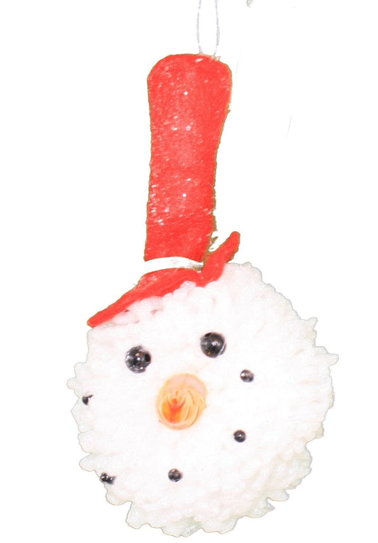 Snowman Head Ornament - Shelburne Country Store