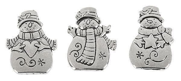 Triple Snowmen Prayer Box with Charms - Shelburne Country Store