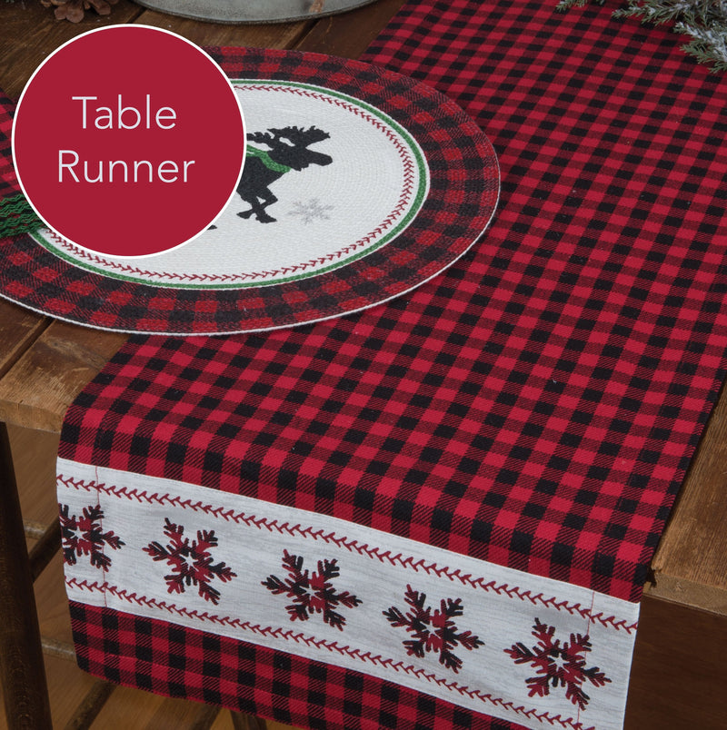 Camp Christmas Table Runner 13x72 - Shelburne Country Store