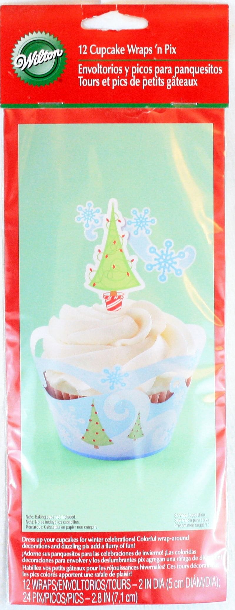 Wilton Christmas Cupcake Wrap Combo Kit - Shelburne Country Store