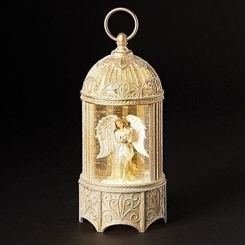 Swirl Birdcage Water Globe - Angel Holding a Dove - Shelburne Country Store