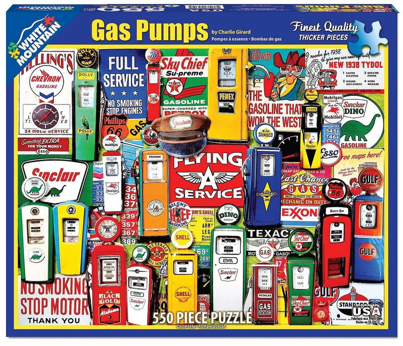 Gas Pumps Puzzle - 550 Piece - Shelburne Country Store