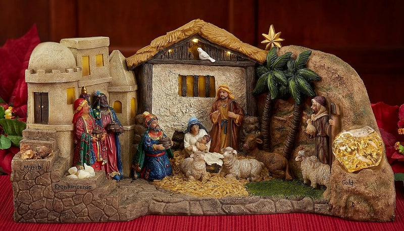 Deluxe Panorama Nativity Set - Shelburne Country Store