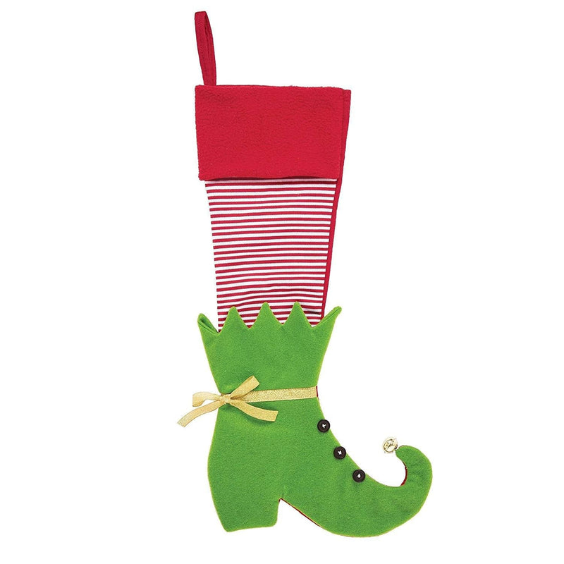Elf Boot Stocking - Shelburne Country Store