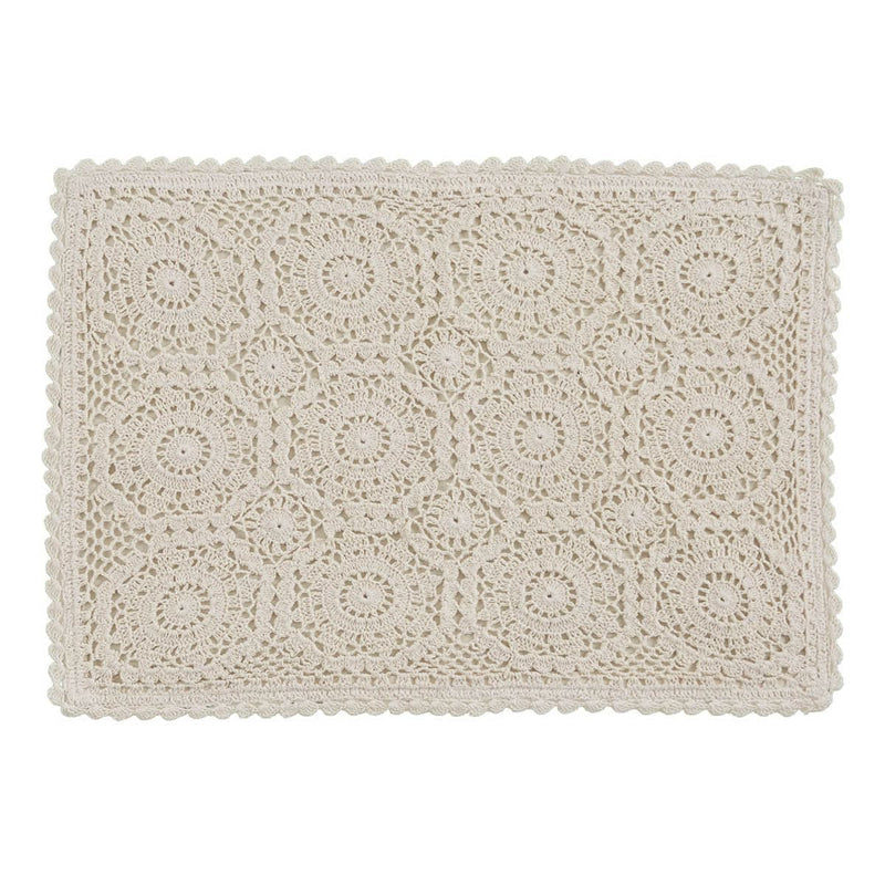 Lace Cream  Place Mat - Shelburne Country Store