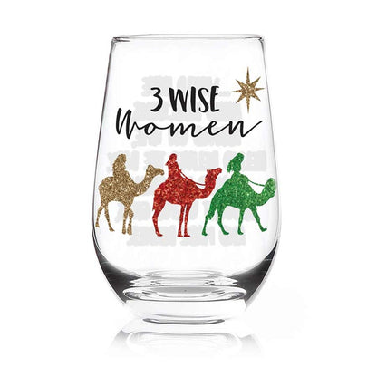 3 Wise Women - Wine Glass - Shelburne Country Store