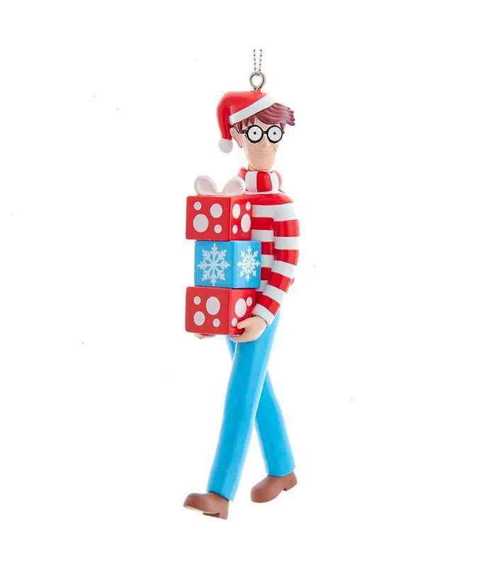 Where's Waldo - Carrying Presents - Ornament - Shelburne Country Store