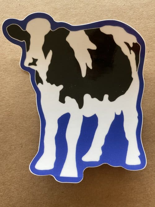 Woody Jackson Rubin Cow Sticker - Small - Shelburne Country Store