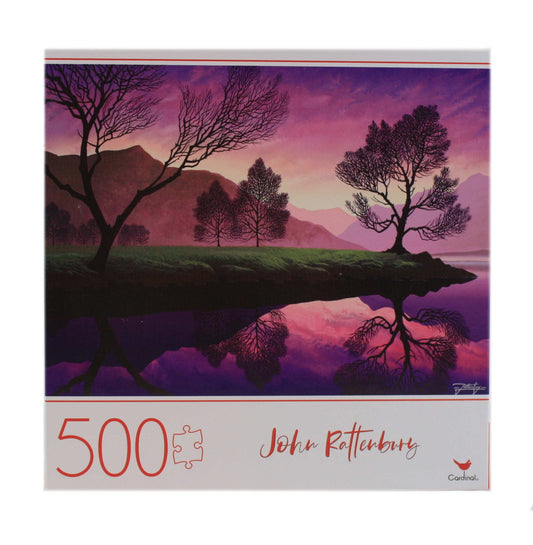 John Rattenburg 500-Piece Jigsaw Puzzle - Purple Dawn - Shelburne Country Store
