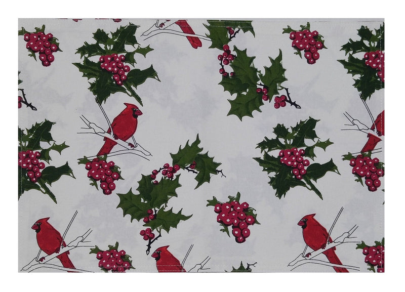 Wintertime Placemat Off White - Shelburne Country Store