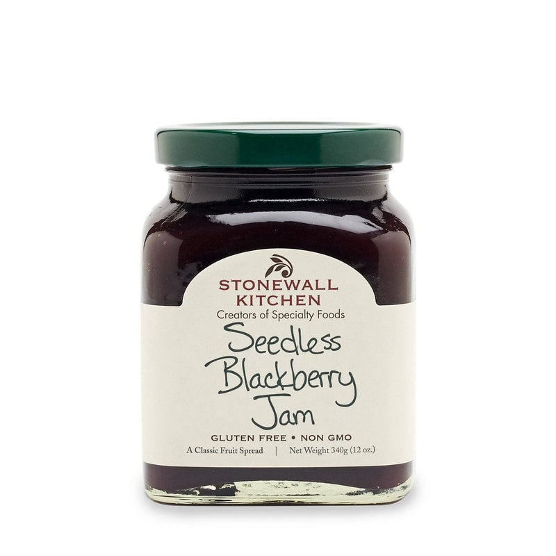 Stonewall Kitchen Seedless Blackberry Jam - 12 oz jar - Shelburne Country Store