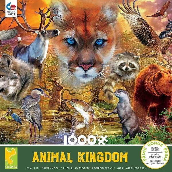 Animal Kingdom Puzzle Mammals - Shelburne Country Store