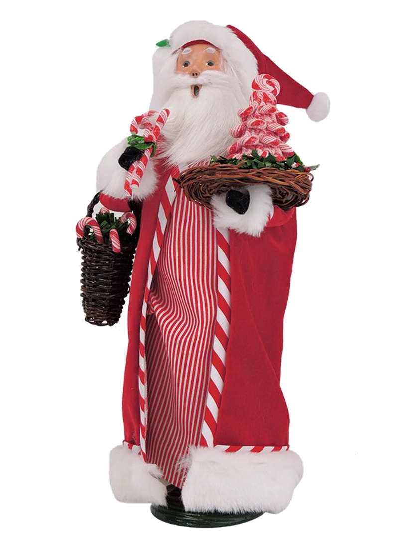 Candy Cane Santa - Shelburne Country Store