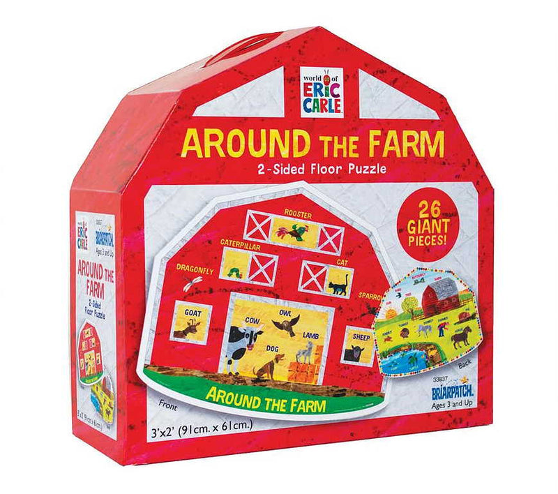 2 Sided Floor Puzzle - Around the Farm - Shelburne Country Store
