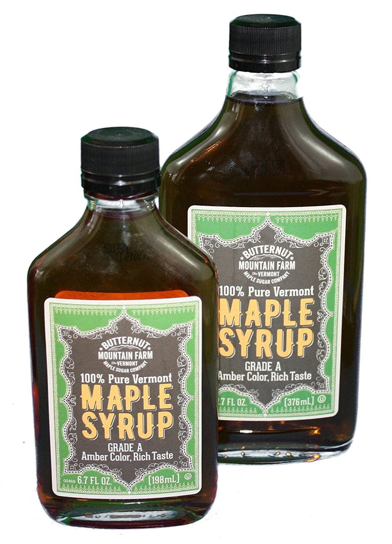 Maple Syrup in a Glass Flask Screw Top - - Shelburne Country Store