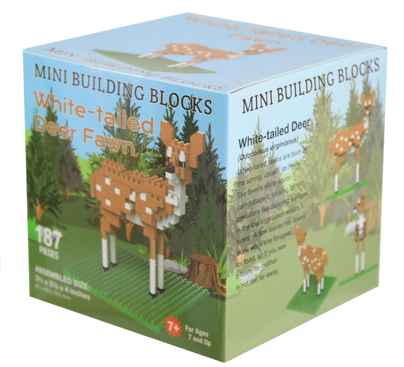 White Tail Deer Mini Building Blocks - Shelburne Country Store