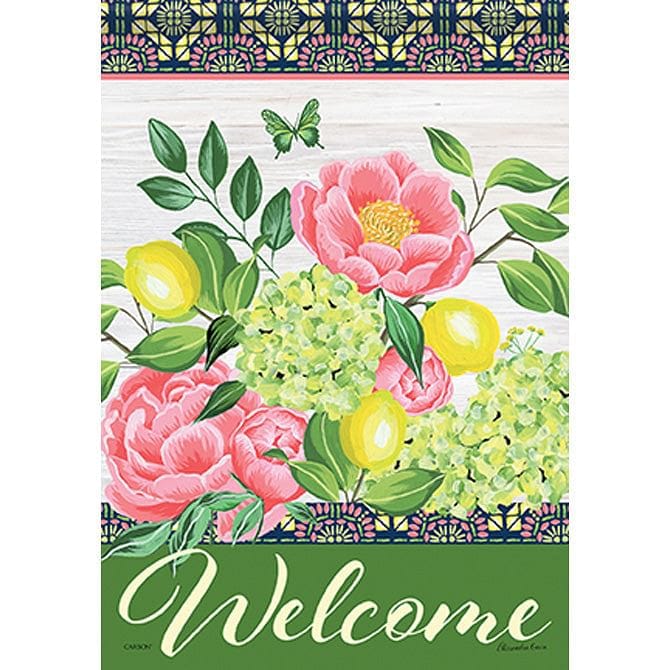 Fresh Floral Durasoft Large Flag - 28" x 40" - Shelburne Country Store