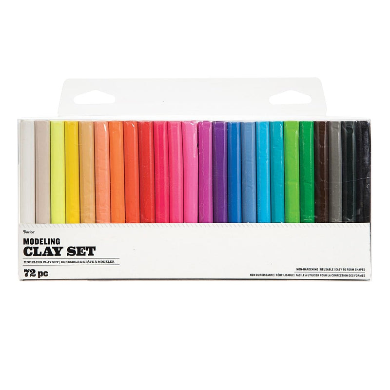 Modeling Clay Set: Assorted Colors - .44 x 4.75in - 72 pack - Shelburne Country Store