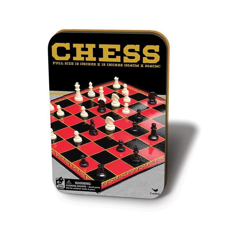 Chess in a Durable Storage Tin - Shelburne Country Store