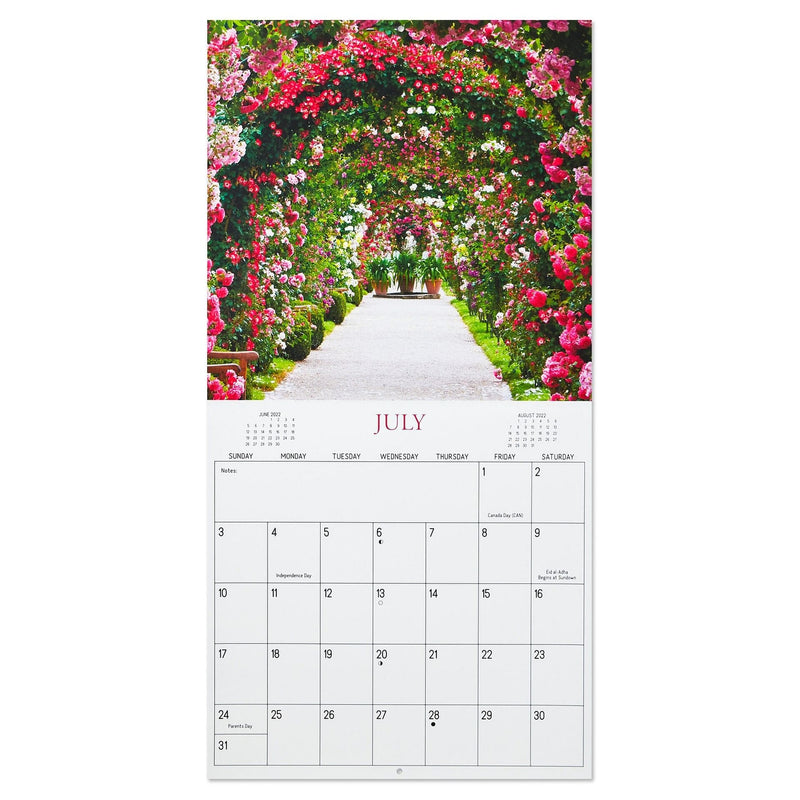 2022 Hallmark Wall Calendar - Garden Paths - Shelburne Country Store