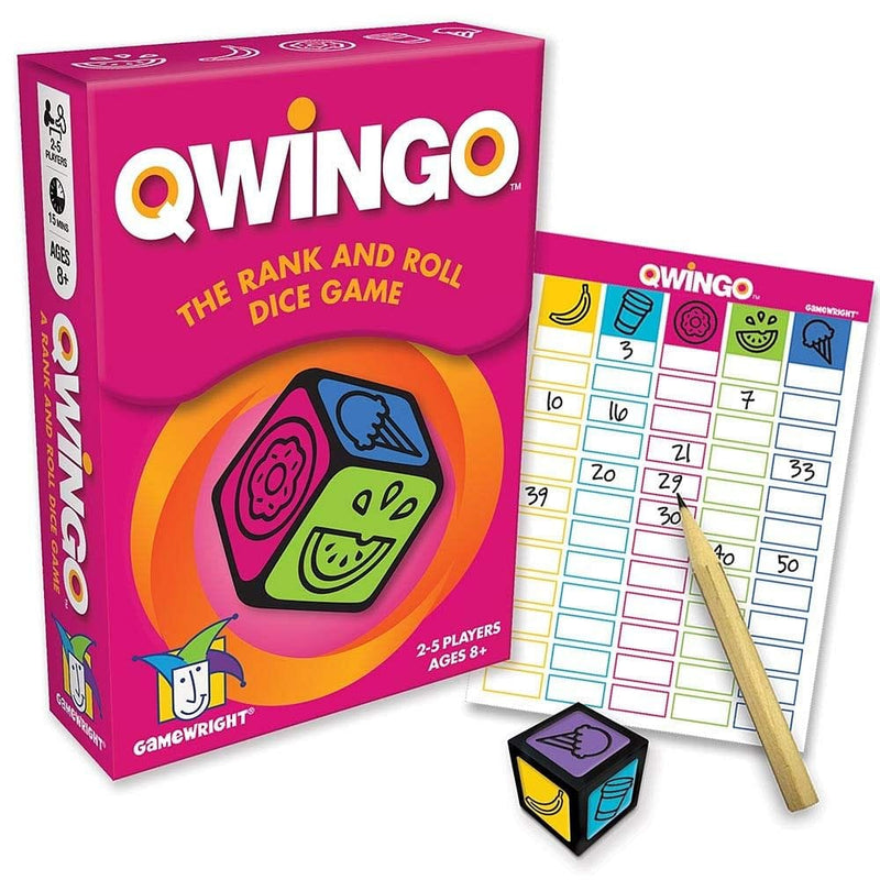 Gamewright Qwingo - The Rank & Roll Dice Game - Shelburne Country Store