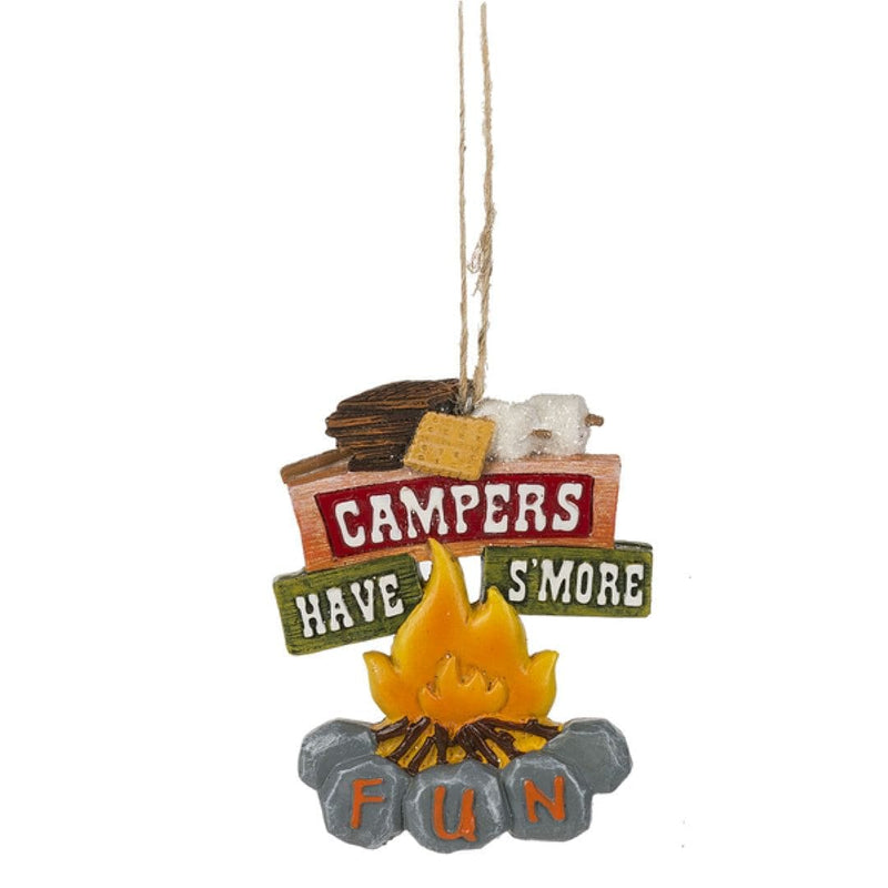 Campers Have S'more Fun Campfire Ornament. - Shelburne Country Store