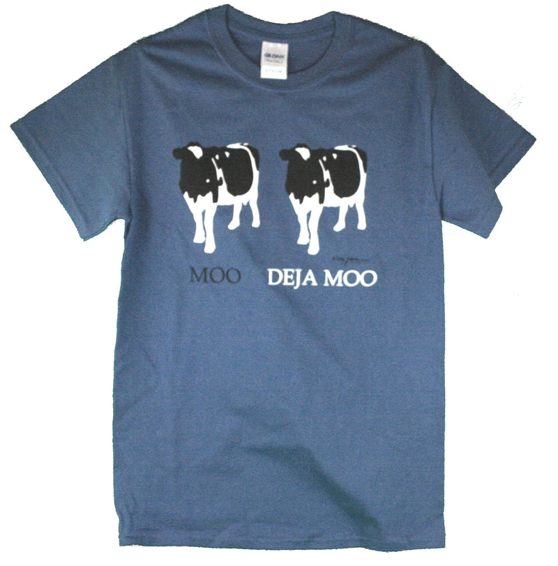 Woody Jackson Moo Deja Moo T-shirt - - Shelburne Country Store