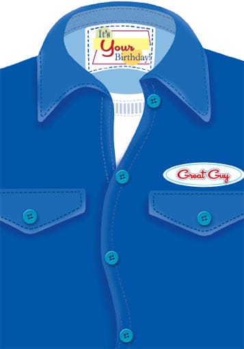 Great Guy Uniform Birthday Card - Shelburne Country Store