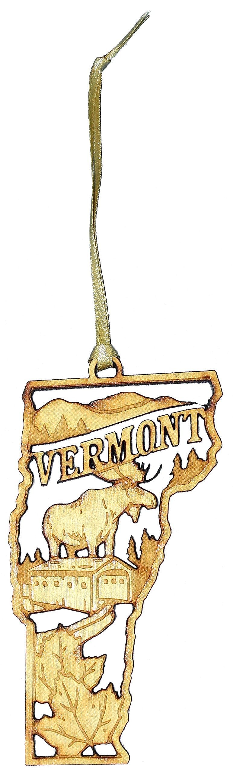 Wooden Laser Ornament - - Shelburne Country Store