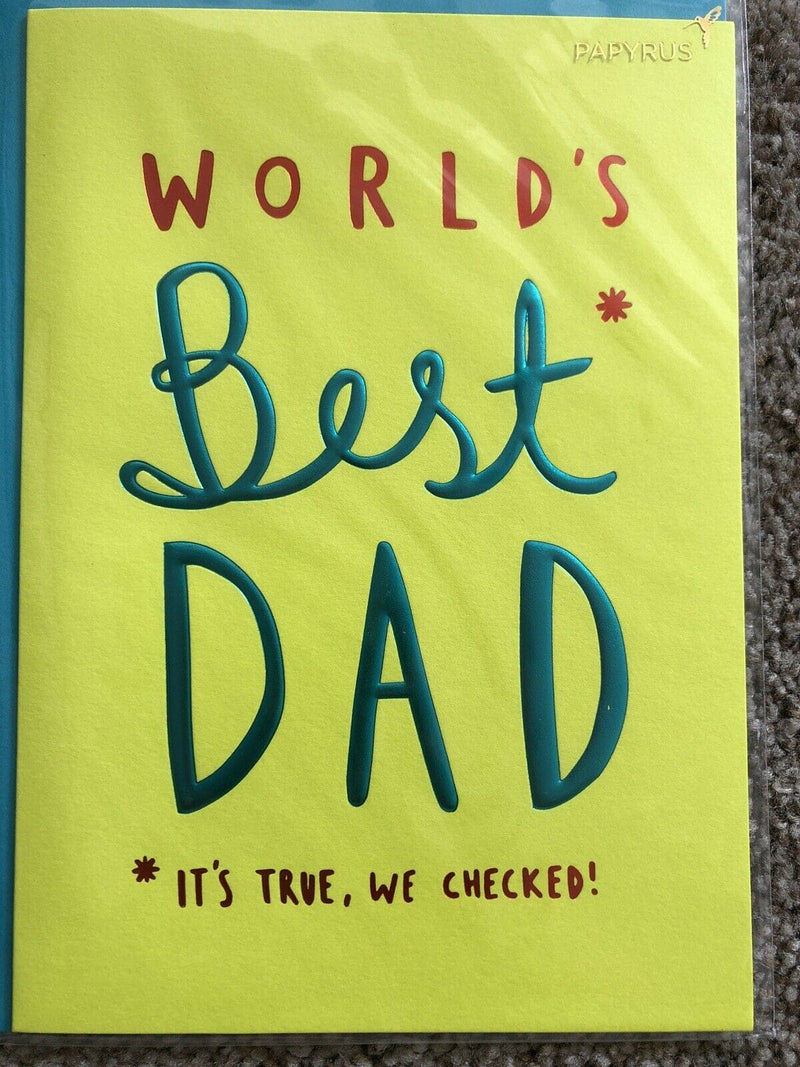 World's Best Dad Father's Day Card - Shelburne Country Store