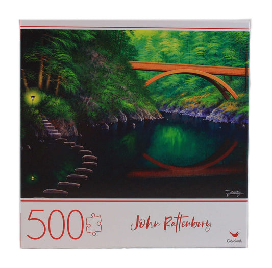 John Rattenburg 500-Piece Jigsaw Puzzle - Pathway of Reflections - Shelburne Country Store