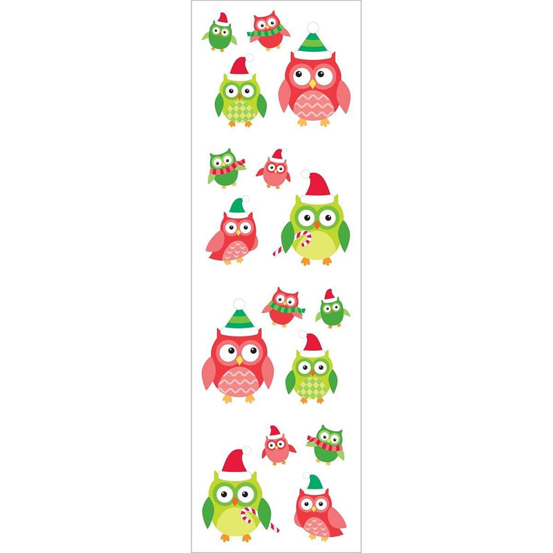 Mrs Grossman's Stickers - Christmas Owls - Shelburne Country Store