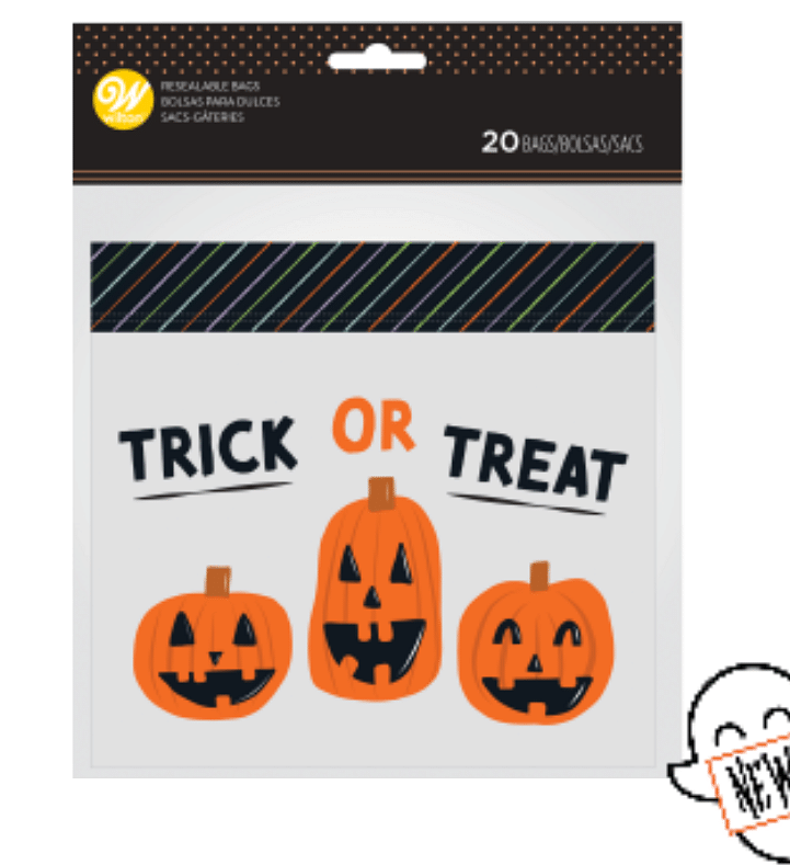 Halloween Resealable Treat Bags - 20 pc - Trick or Treat - Shelburne Country Store