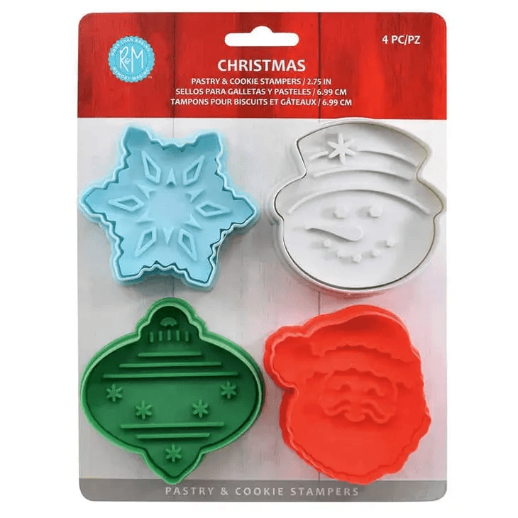 Christmas Cookie Stampers 2.75" Set of 4 - Shelburne Country Store