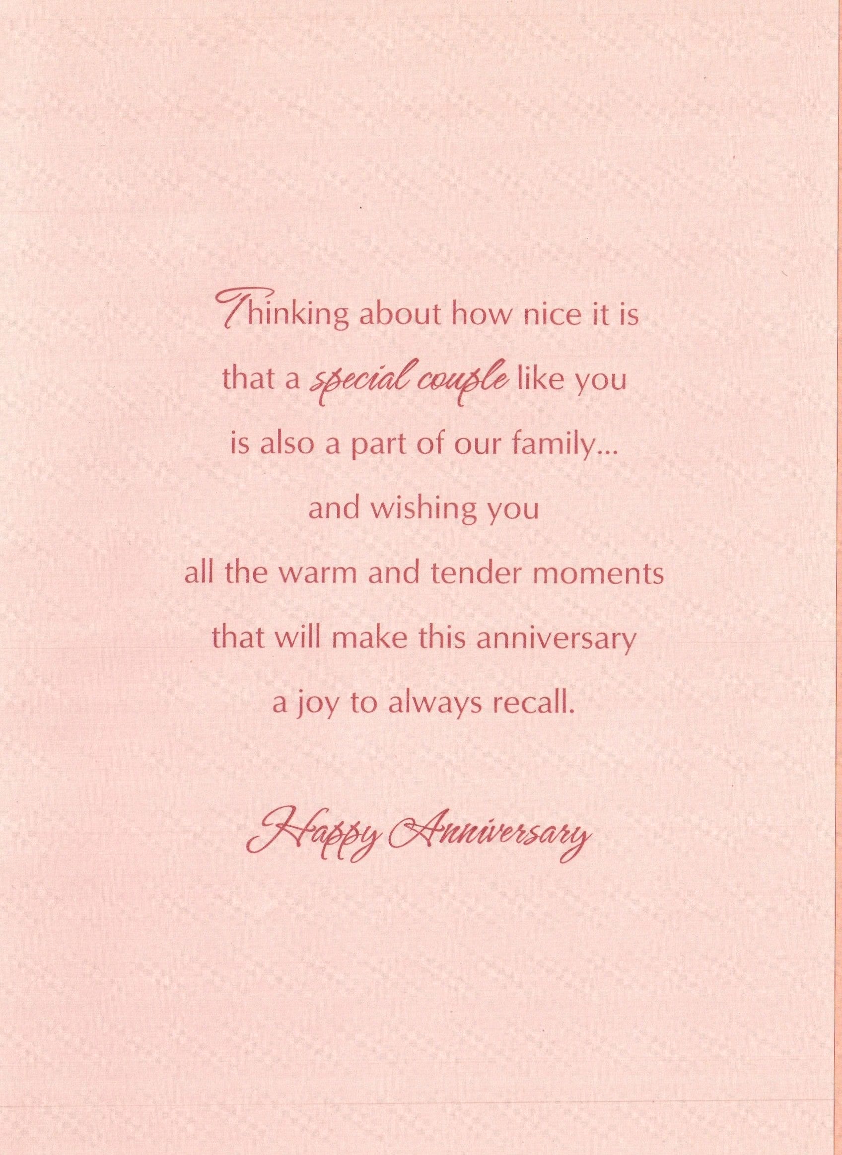 Anniversary Card - Niece And Husband - Shelburne Country Store