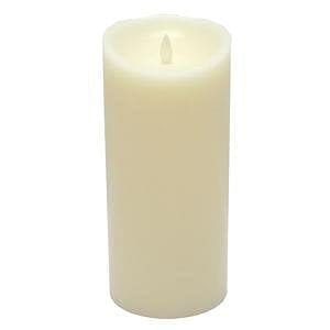 Luminara Flameless Candle - Vanilla Scented Ivory Wax Pillar - - Shelburne Country Store