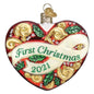 Old World Christmas 2021 First Christmas Heart Ornament - Shelburne Country Store