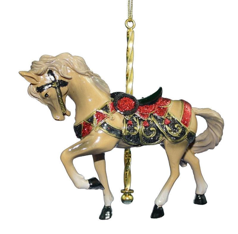 Resin Carousel Assortment Ornament - Zebra - Shelburne Country Store