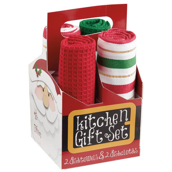 Here Come's Santa! Kitchen Gift Set - Shelburne Country Store