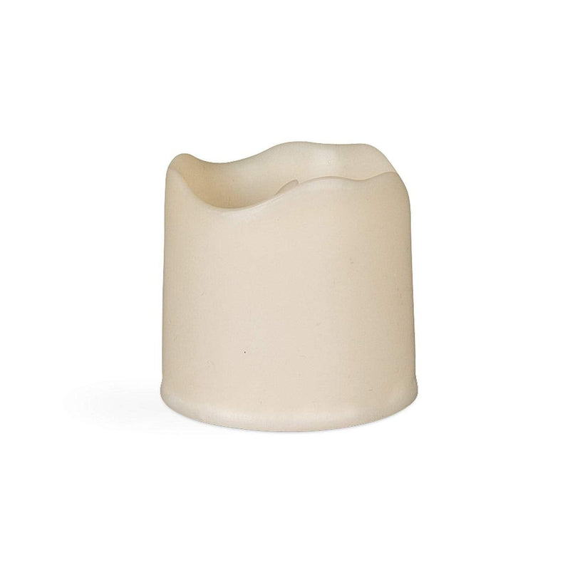 Wax Covered LED Votive - Bisque - Shelburne Country Store