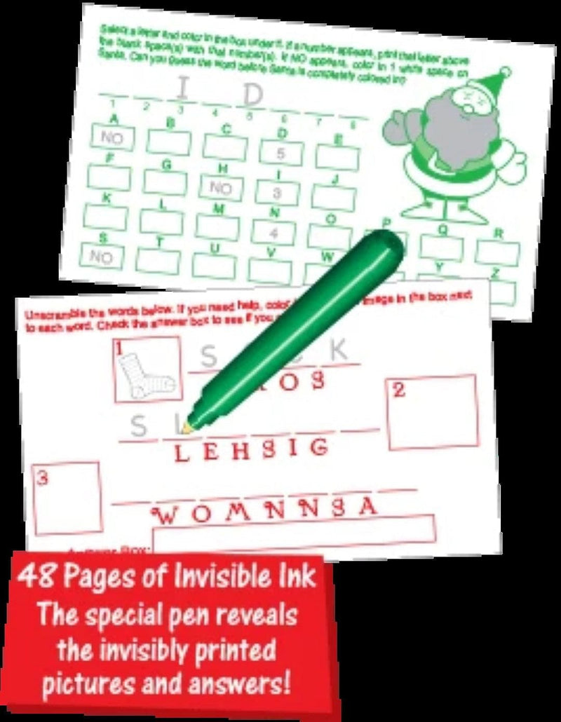 Invisible Ink: Christmas Game Book - - Shelburne Country Store